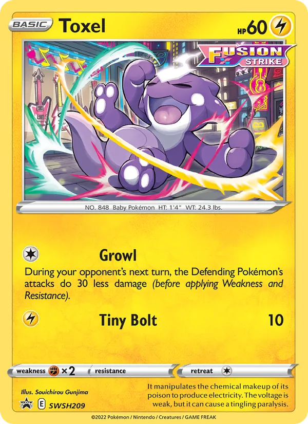 Toxel, SWSH Black Star Promos SWSH209/307