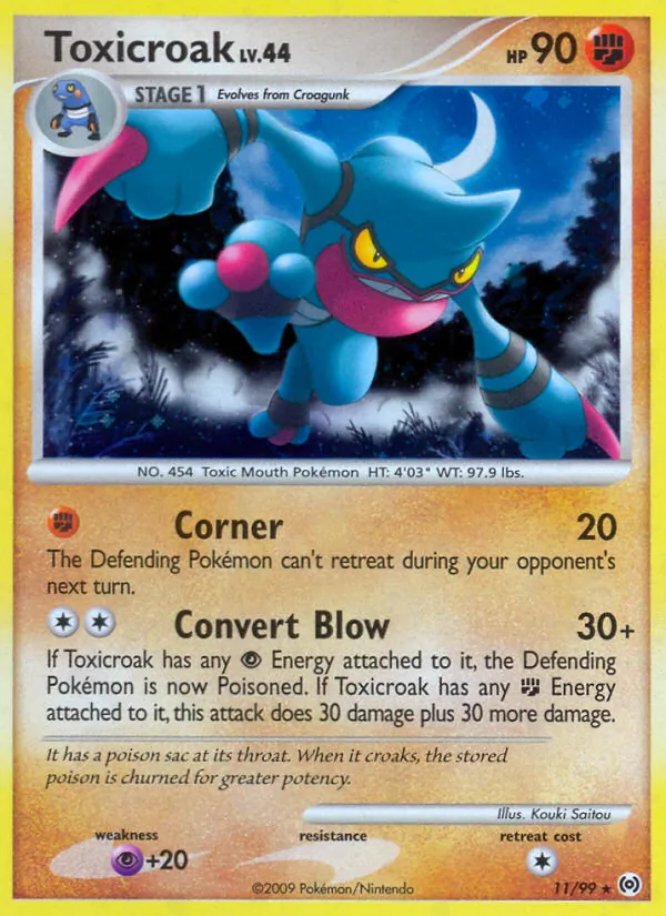 Toxicroak, Arceus 011/099