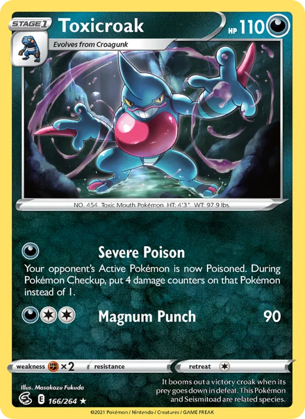 Toxicroak, Fusion Strike 166/264