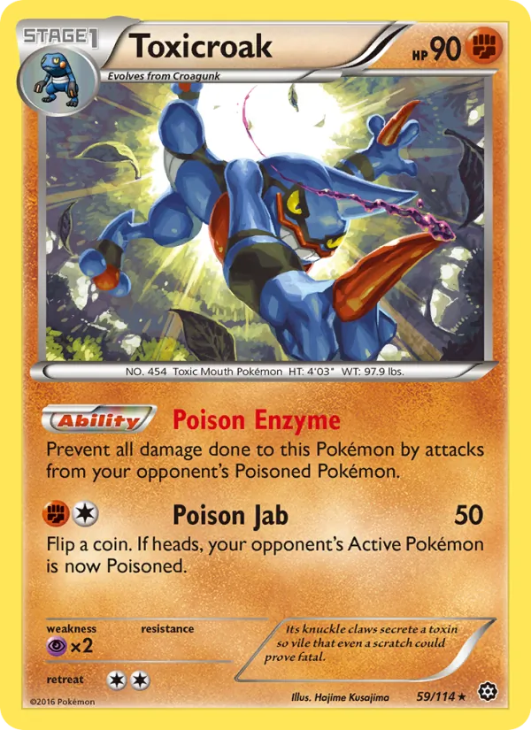 Toxicroak, Steam Siege 059/114