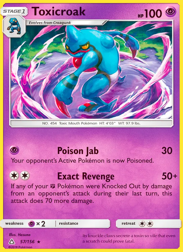 Toxicroak, Ultra Prism 057/156