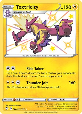 Toxtricity, Shining Fates SV042/SV122