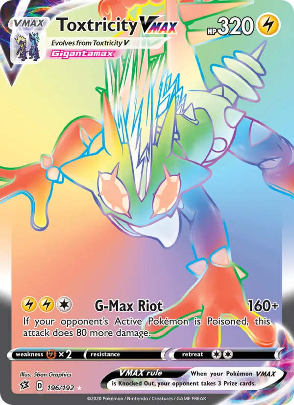 Toxtricity VMAX, Rebel Clash 196/192