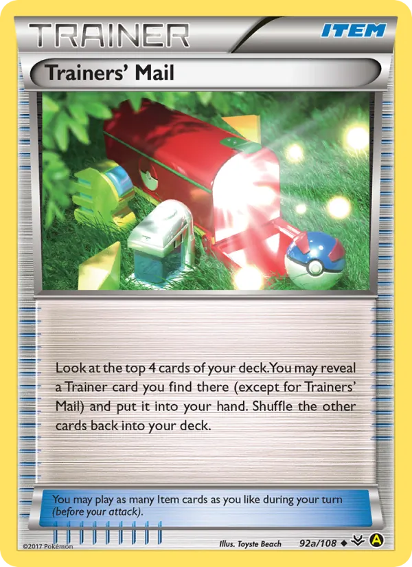 Trainers' Mail, Roaring Skies 92a/108