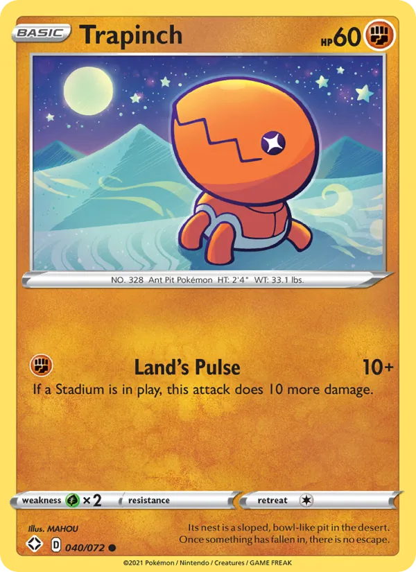 Trapinch, Shining Fates 040/072