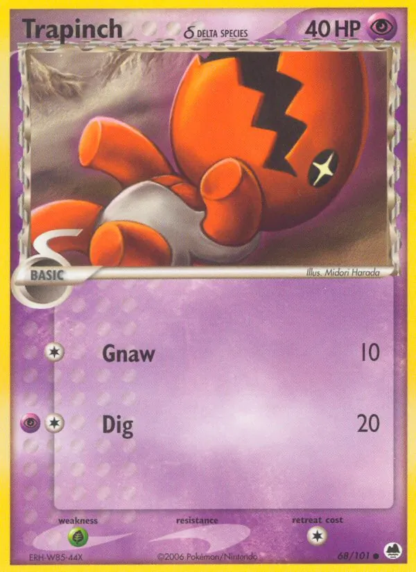 Trapinch δ, Dragon Frontiers 068/101
