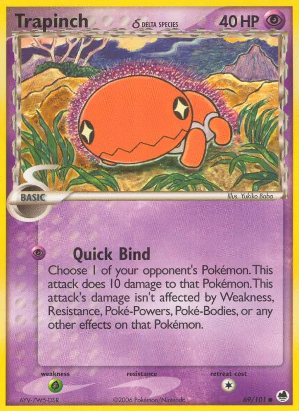 Trapinch δ, Dragon Frontiers 069/101