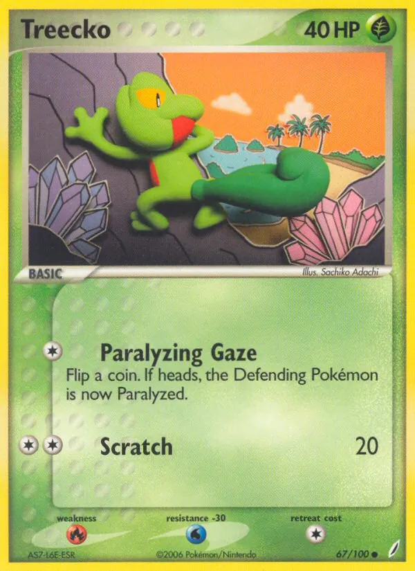 Treecko, Crystal Guardians 067/100