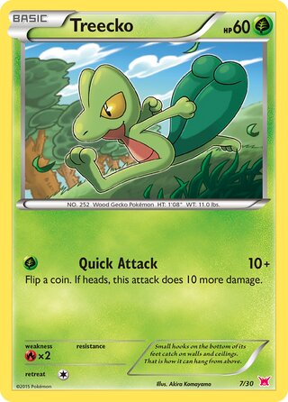 Treecko, XY trainer Kit (Latias) 007/030