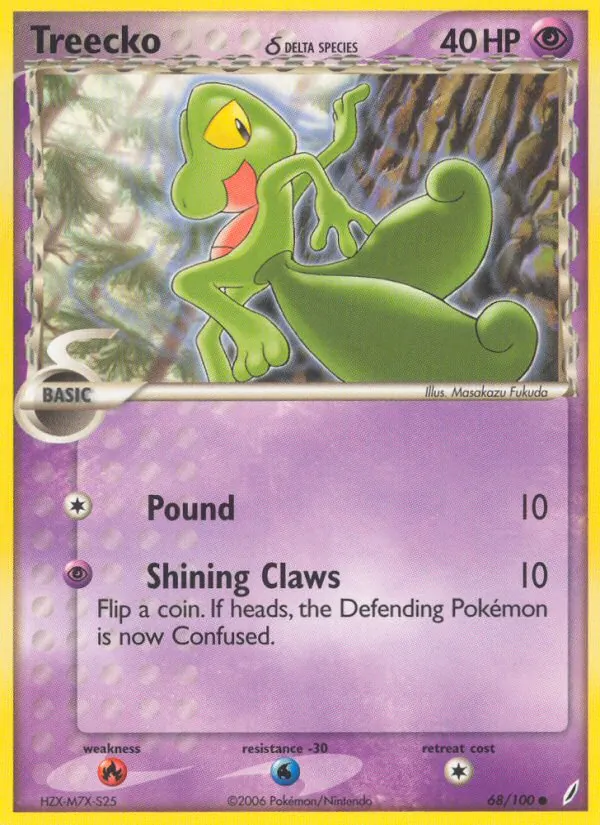 Treecko δ, Crystal Guardians 068/100
