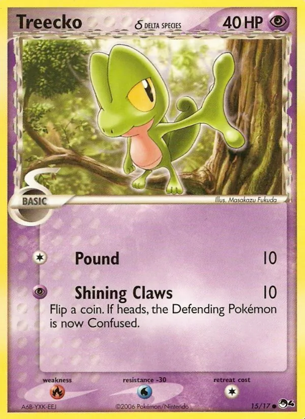 Treecko δ, POP Series 4 015/017