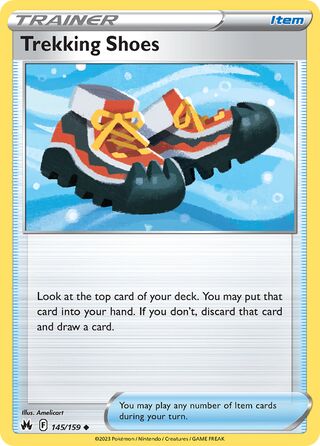 Trekking Shoes, Play! Pokémon Prize Pack Series Four 145/159