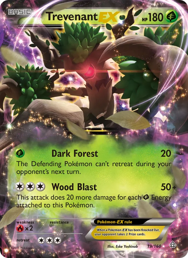 Trevenant EX, Primal Clash 019/160