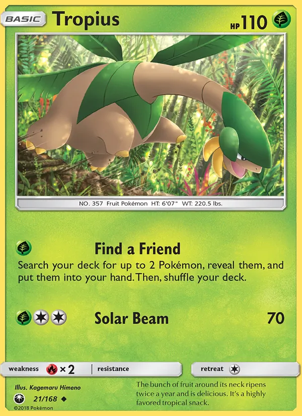 Tropius, Celestial Storm 021/168