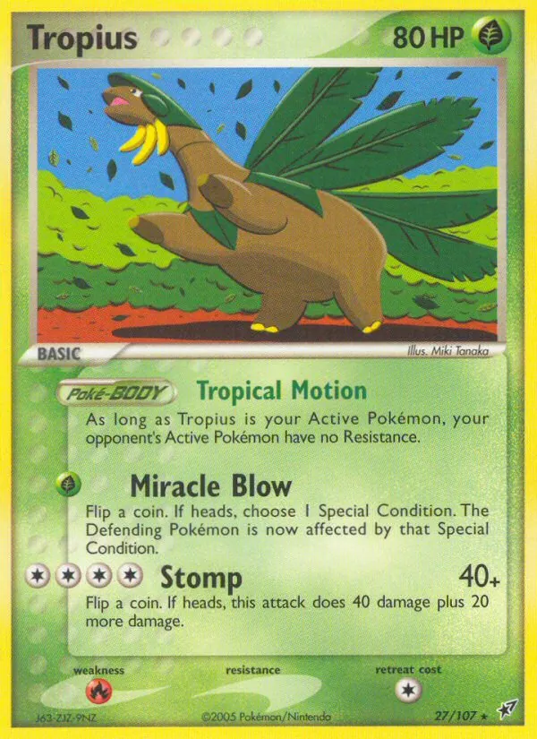 Tropius, Deoxys 027/107