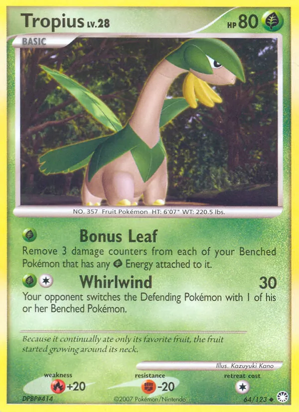 Tropius, Mysterious Treasures 064/123