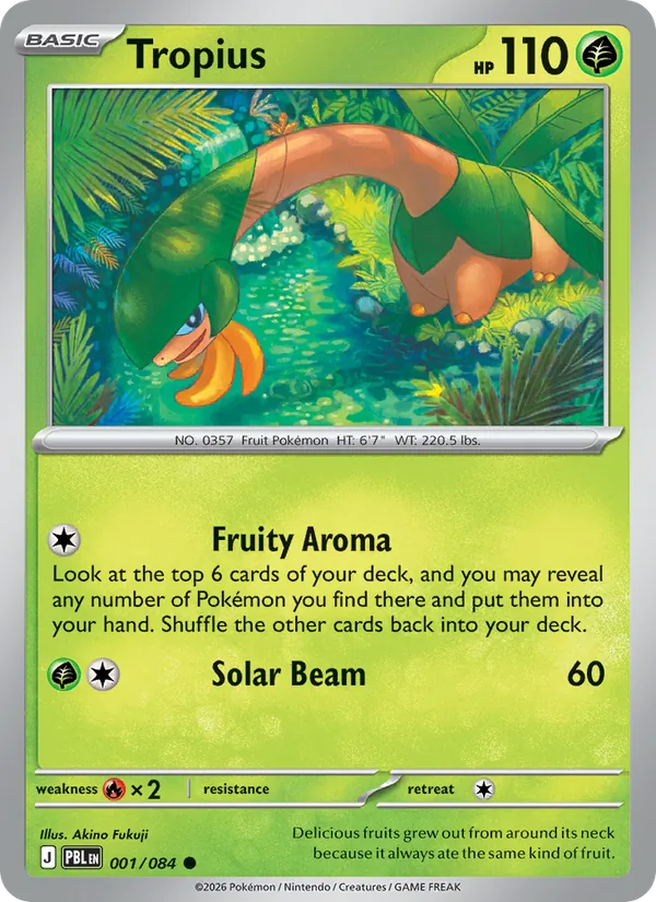 Tropius, Pitch Black 001/084