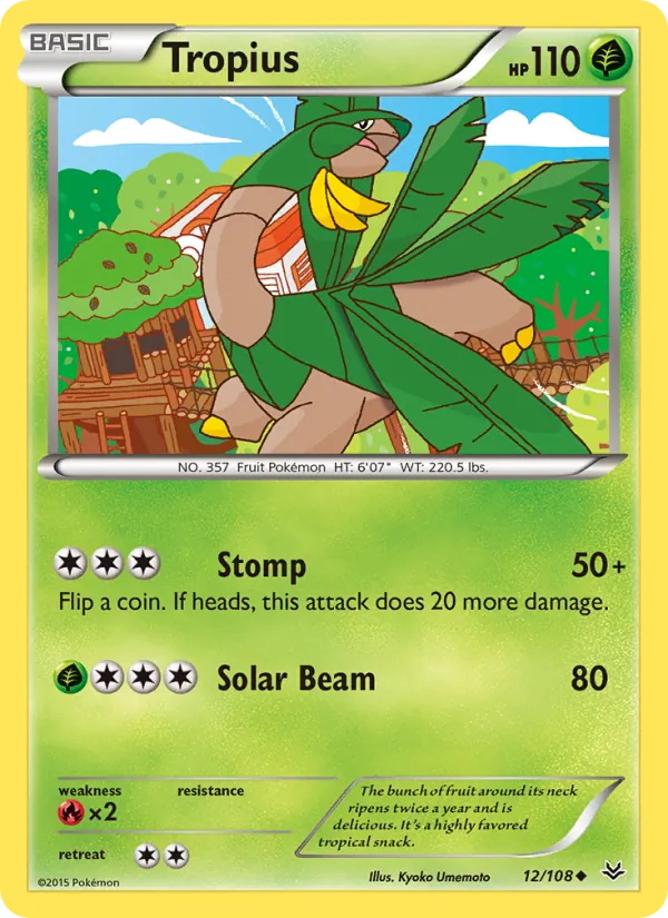 Tropius, Roaring Skies 012/108