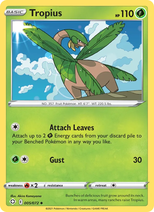 Tropius, Shining Fates 005/072