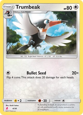 Trumbeak, SM trainer Kit (Lycanroc) 004/030
