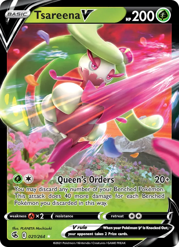 Tsareena V, Fusion Strike 021/264