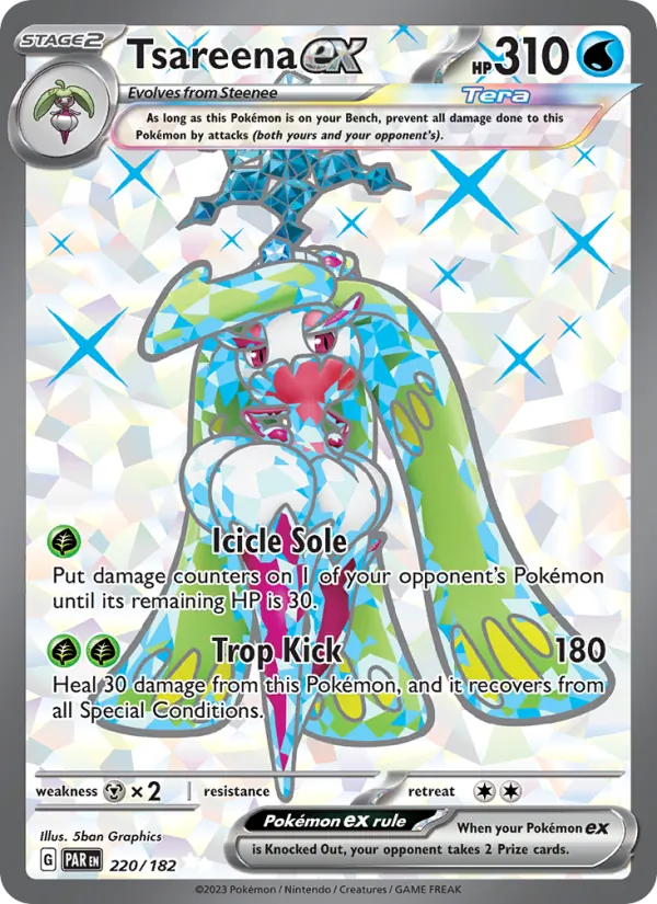 Tsareena EX, Paradox Rift 220/182