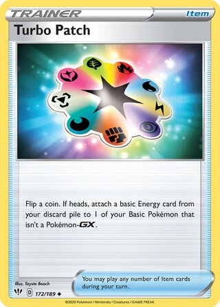 Turbo Patch, Play! Pokémon Prize Pack Series One 172/189