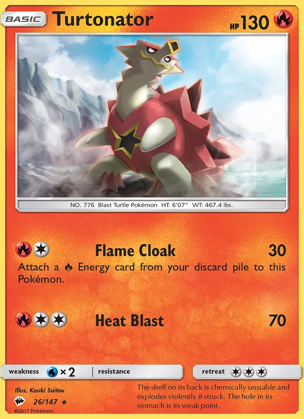 Turtonator, Burning Shadows 026/147
