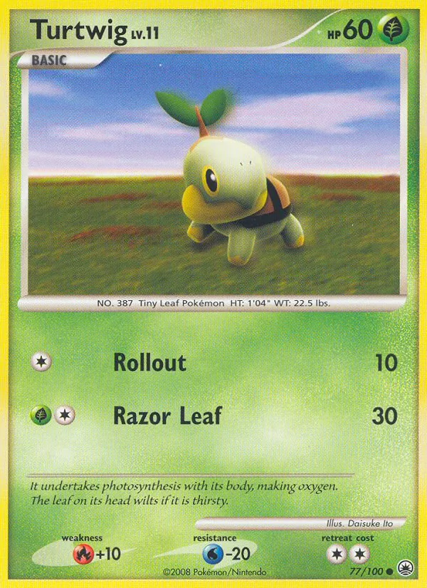 Turtwig, Majestic Dawn 077/100