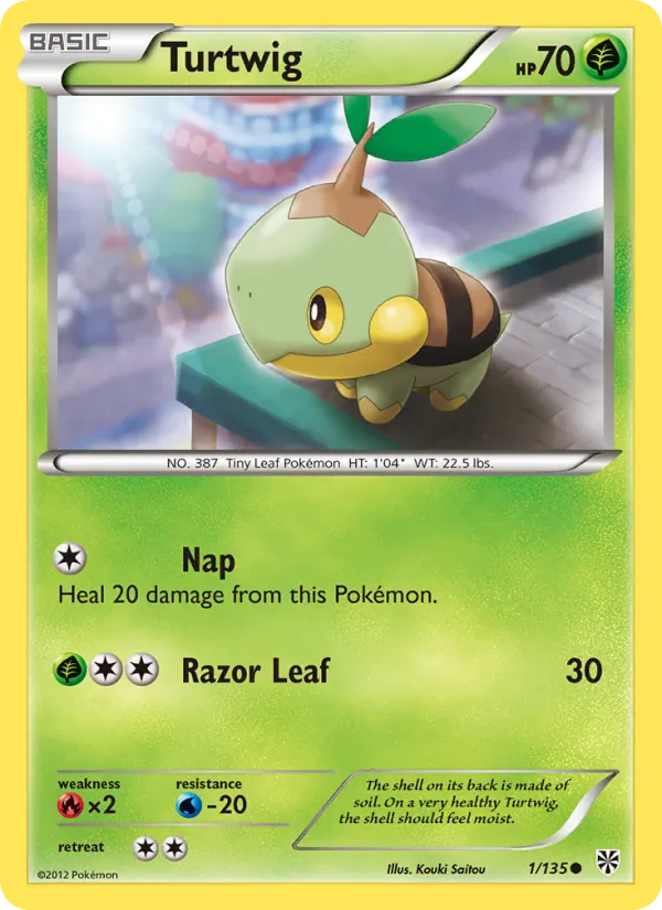 Turtwig, Plasma Storm 001/135