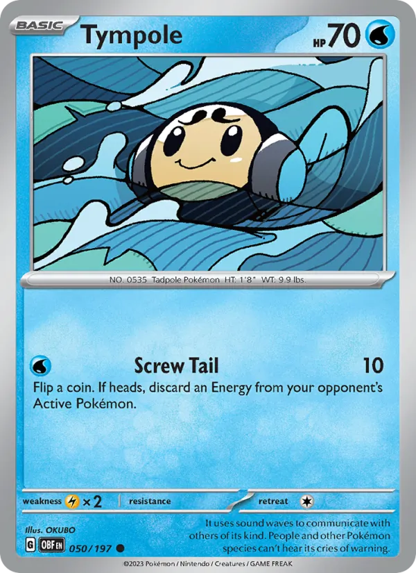 Tympole, Obsidian Flames 050/197