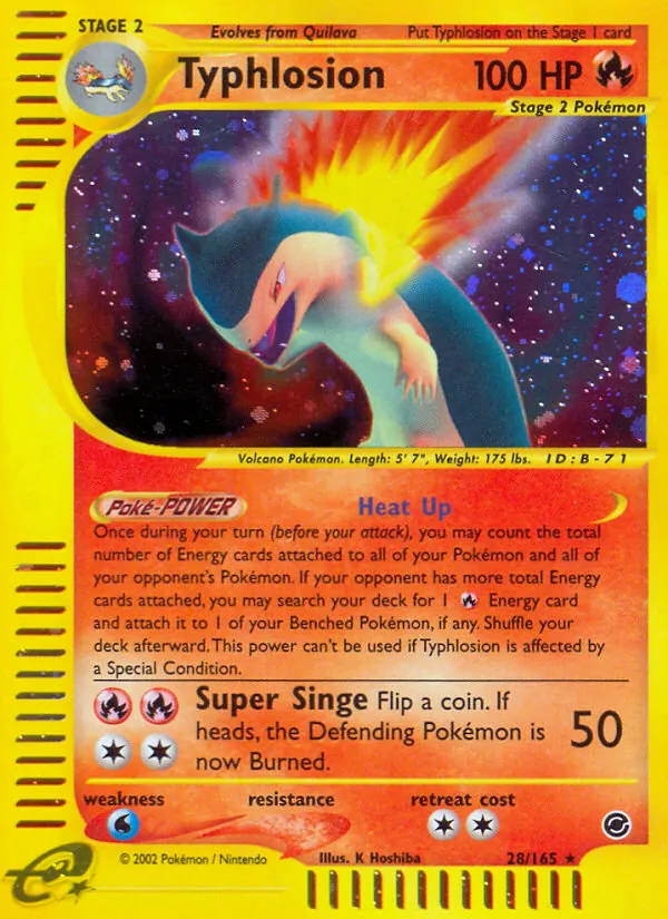 Typhlosion, Expedition Base Set 028/165
