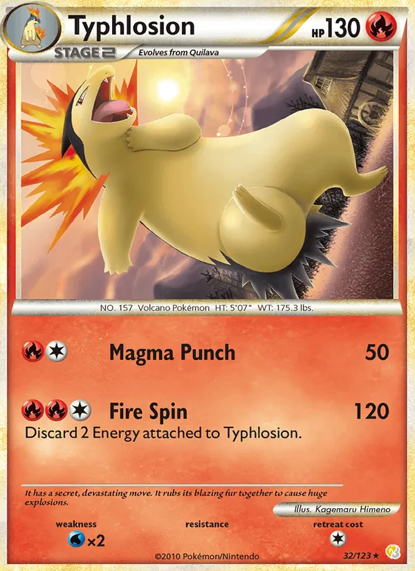 Typhlosion, HeartGold & SoulSilver 032/123