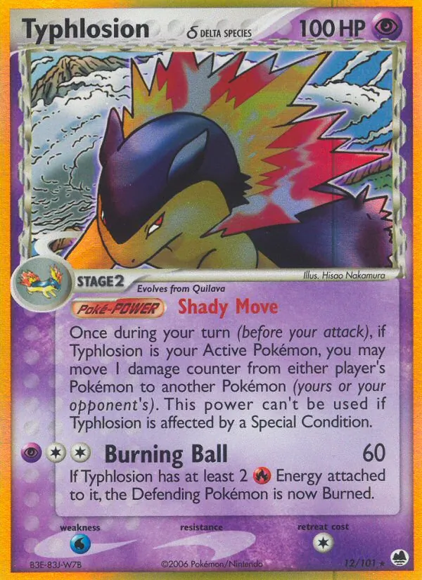 Typhlosion δ, Dragon Frontiers 012/101