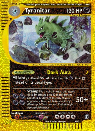 Tyranitar, Box Toppers (e-Card Series) 003/012