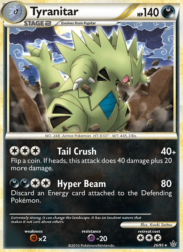 Tyranitar, Unleashed 026/095