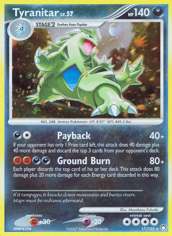 Tyranitar, Mysterious Treasures 017/123