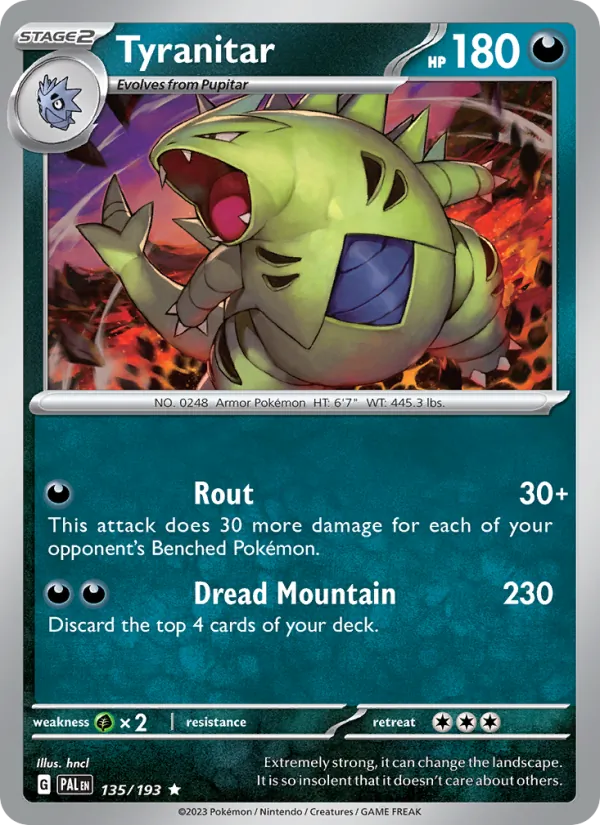 Tyranitar, Paldea Evolved 135/193