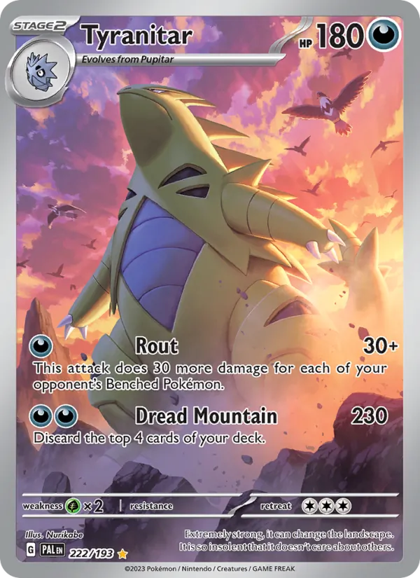 Tyranitar, Paldea Evolved 222/193