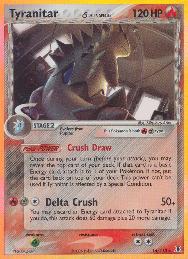 Tyranitar δ, Delta Species 016/113