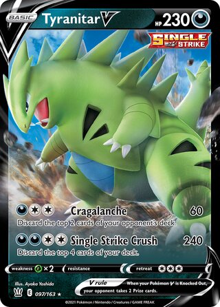 Tyranitar V, Play! Pokémon Prize Pack Series One 097/163