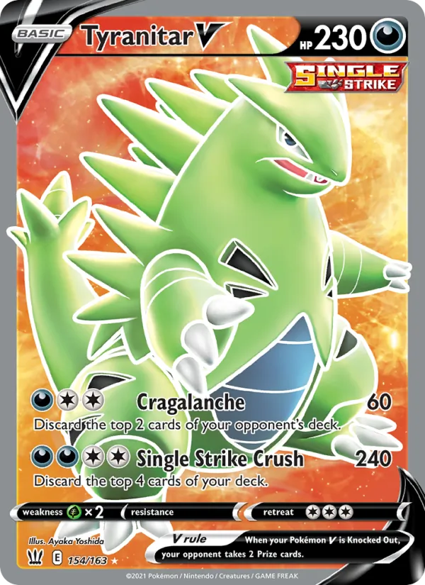 Tyranitar V, Battle Styles 154/163