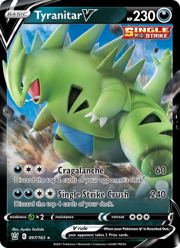 Tyranitar V, Battle Styles 097/163