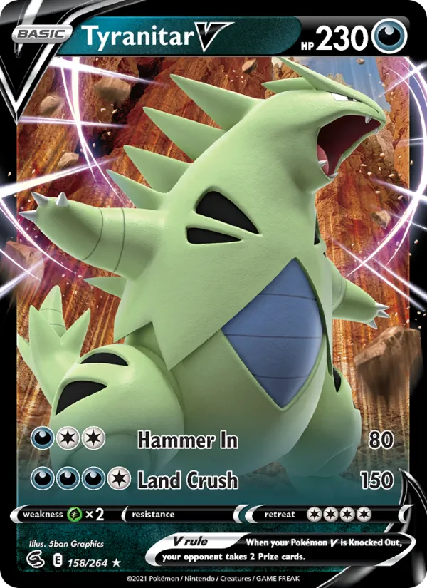 Tyranitar V, Fusion Strike 158/264