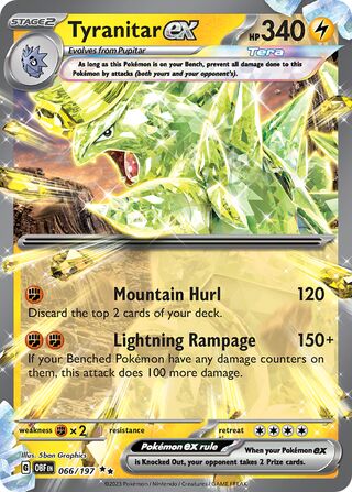 Tyranitar EX, Play! Pokémon Prize Pack Series Four 066/197