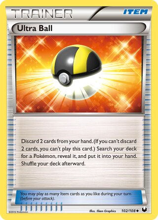 Ultra Ball, WC Deck 2013 (Ultimate Team Plasma) 102/108