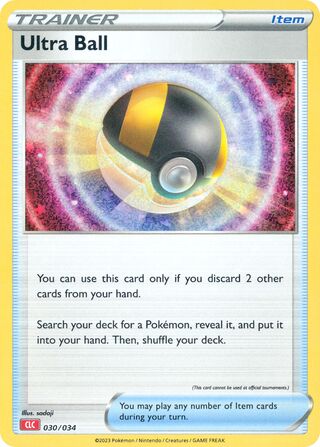 Ultra Ball, Pokémon TCG Classic (Charizard) 030/034