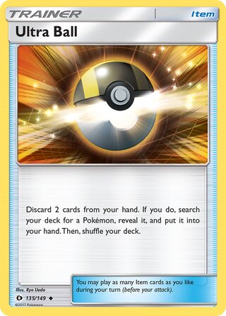 Ultra Ball, WC Deck 2017 (Ice Path FTW) 135/149