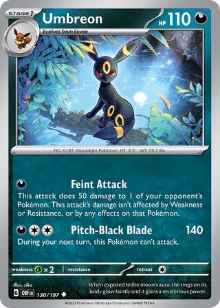 Umbreon, Trick or Trade 2024 130/197
