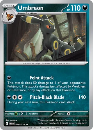 Umbreon, Prismatic Evolutions 059/131